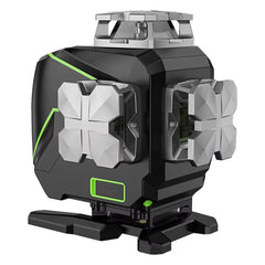 4D 16 Line Laser Level Self-Leveling LCD Screen Bluetooth Connectivity Rechargeable Battery IP54 Waterproof Type-C Charging