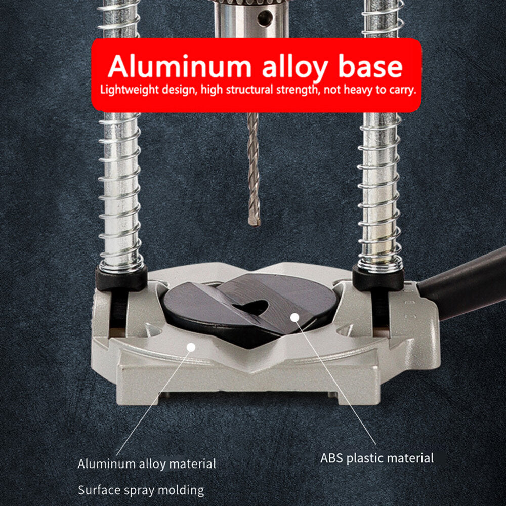 Multi-Angle Drilling Tool with Electric Drill Stand - Compact, Versatile, Durable for Woodworking Projects