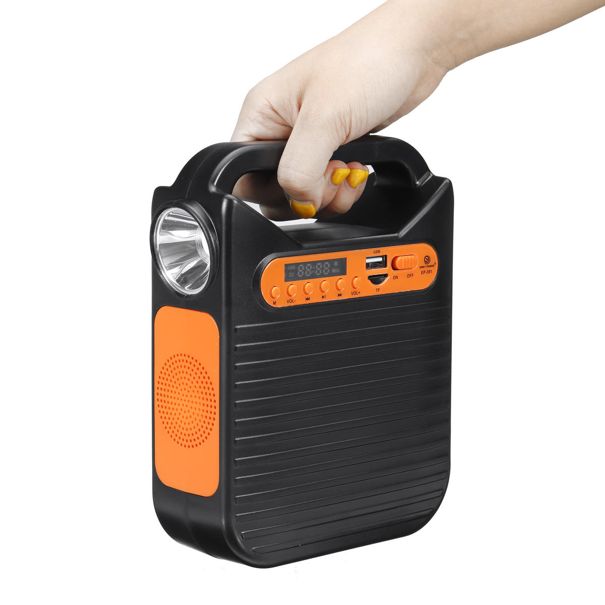 25W Solar Powered System Emergency DC System Light Kit FM Radio Audio USB Card Power Generation With Solar Panel