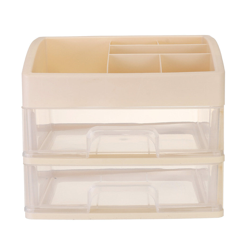 1/2/3 Layer Cosmetic Makeup Organiser Holder Tidy Storage Jewelry Box Shelf Cabinet Drawer