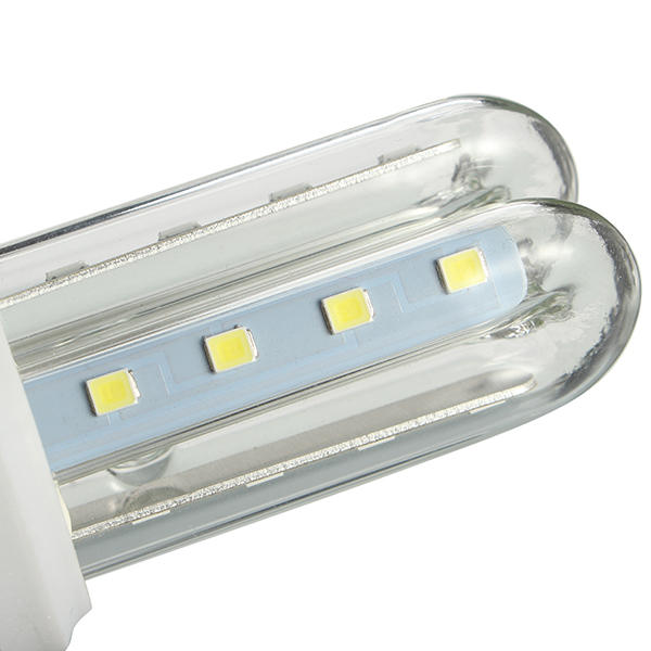 E27 3W 5W 7W SMD 2835 U Shape LED Pure White Warm White Corn Light Bulb AC85-265V