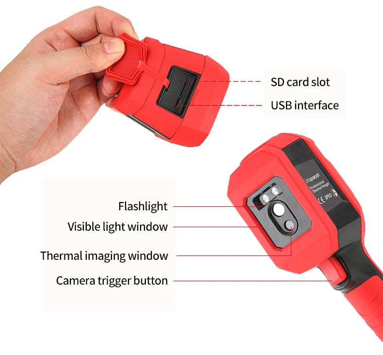 GreenZech Industrial 690 Pro | 256x192 HD Thermal Imaging Camera | Professional Handheld Infrared Diagnostic Imager