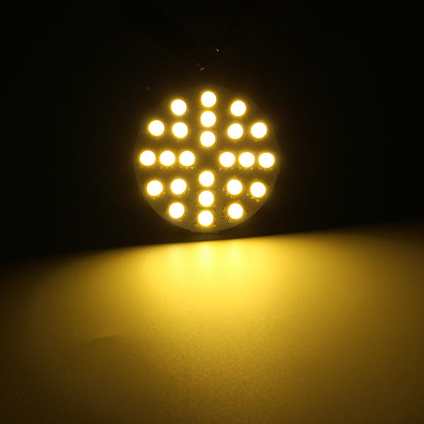 3W Dimmable SMD5050 24LEDs Warm White Pure White Ligth Bulb DC12V
