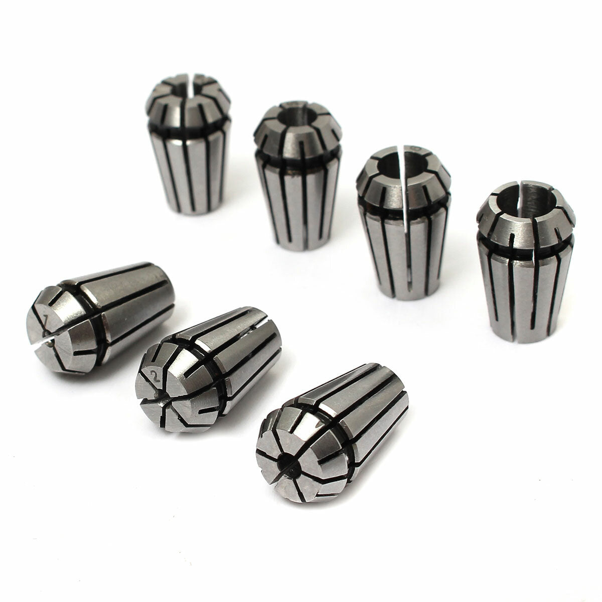 7pcs ER11 1-7mm Spring Collet Chuck for CNC Milling Lathe Tool