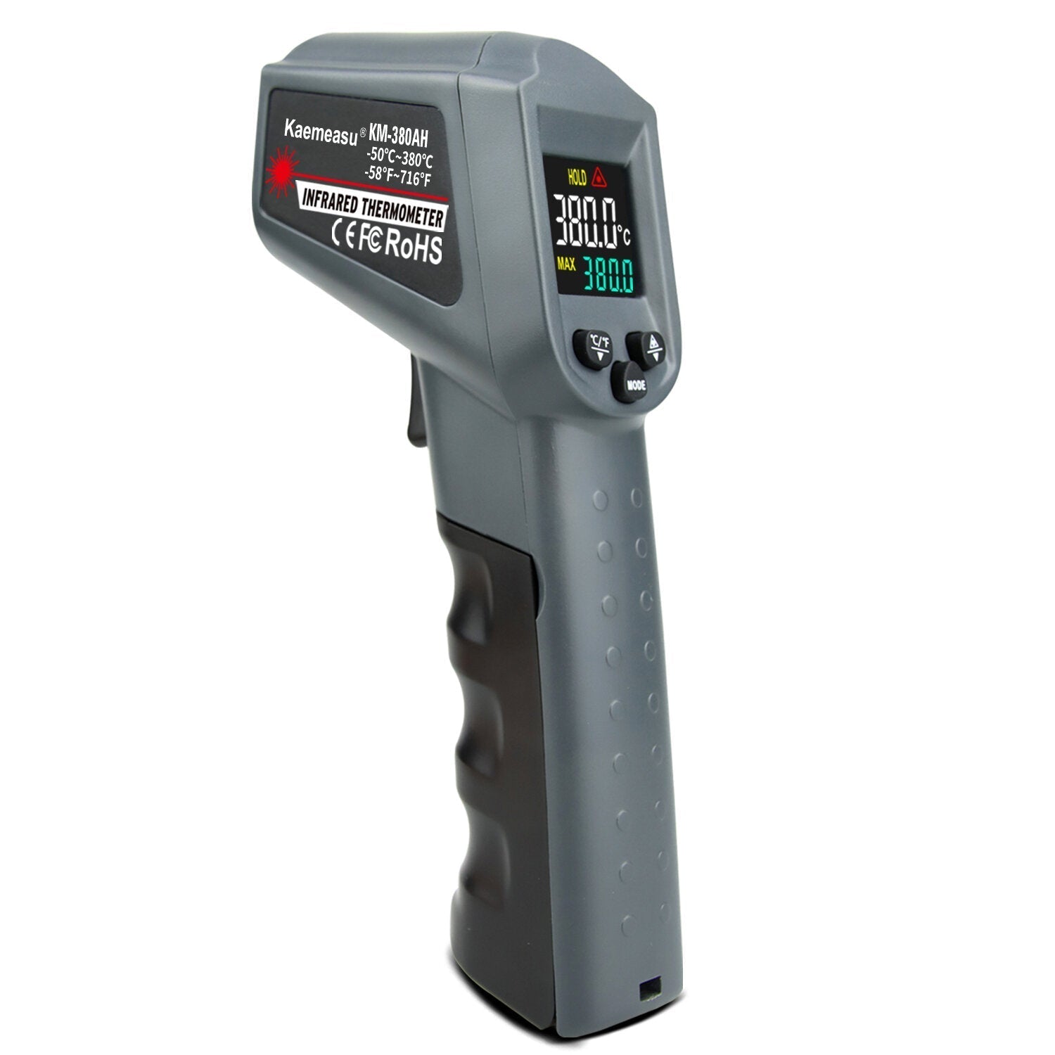 -50-550/-58-1022 Multifunctional Color Screen Infrared Thermometer Laser Industrial Temperature Measurement