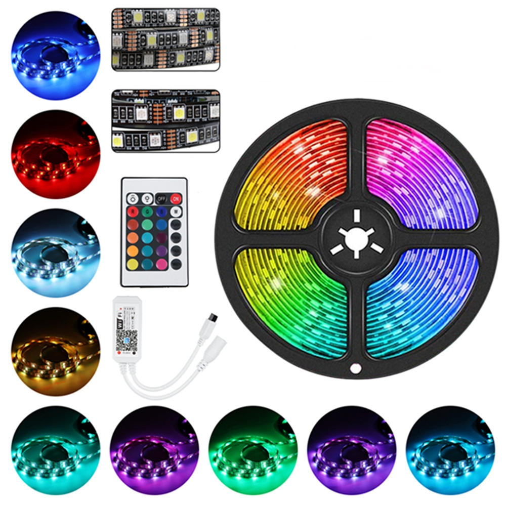 RGBW Flexible LED Strip Light DIY Decorative Home Lamp+Controller+Remote Control