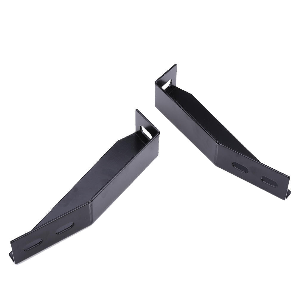 Industrial Aluminum Extrusions Right Angle Inclined Bracket Connector Reinforced Black
