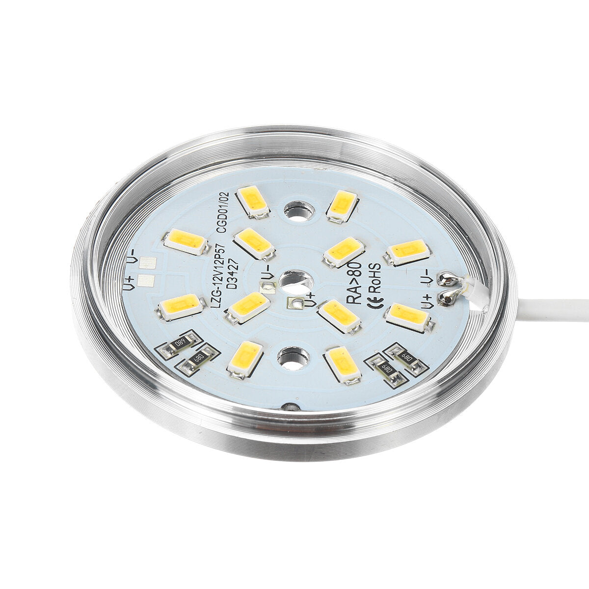 2.5W 6-In-1 LED Under Cabinet Light Ceiling Panel Down Slim Kitchen Cupboard Recessed Lamp DC12V