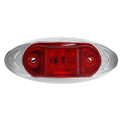 2PCS 24V 6LED Side Marker Lights Indicator Car Trailer Truck Lorry Van Lamp
