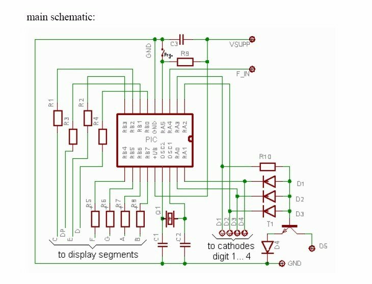 Original Hiland 1Hz-50MHz Five LED Display Frequency Counter With Frequency Oscillator Kit