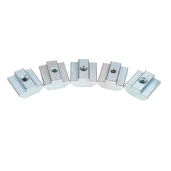 20pcs M4 T Sliding Nut Carbon Steel T Sliding Nut for 4040 Aluminum Profile