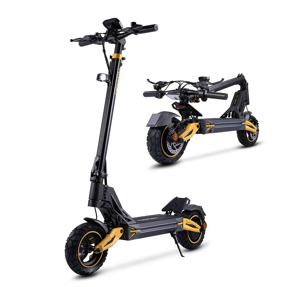 Electric Scooter 48V 17Ah Battery 800W Motor Recommended Top Speed 25KM/H 10inch Pneumatic Tires 50-60KM Max Mileage 150KG Max Load Folding E-Scooter