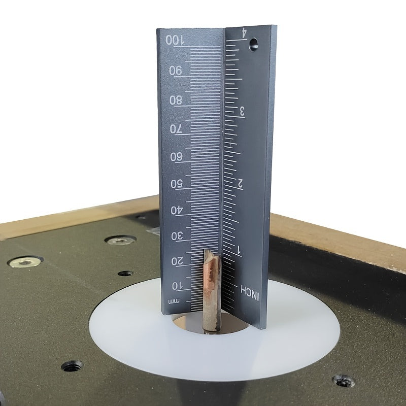 0-100 Mm/0-4" Drill Stop Gauge Depth Measure Ruler Installation Auxiliary Tools