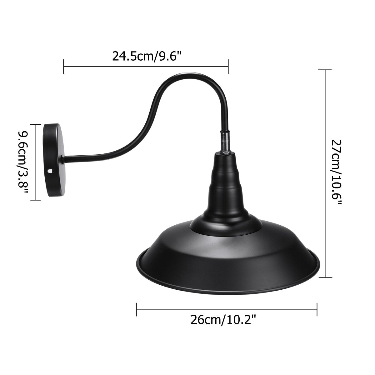Retro Vintage Wall Light American Rustic Industrial Lamp for Indoor Home Bedroom Hallway AC220V