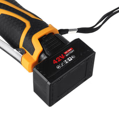 3/8" 42VF Electric Cordless Ratchet Right Angle LED Wrench Impact + 1/2 Battery