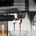 850W 20Bar Semi Automatic Espresso Coffee Machine With 1.5L Removable Tank 360° Steam Wand for Latte Home Cafe