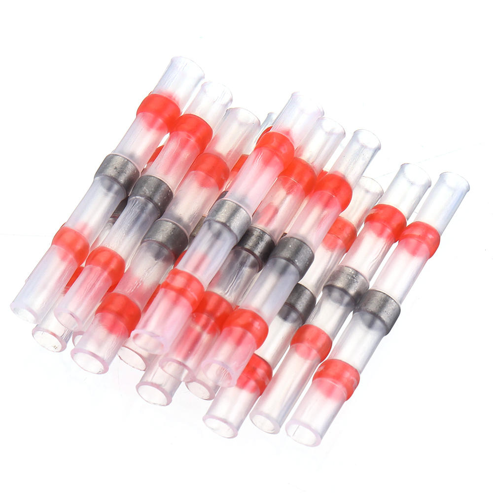 250PCS Solder Seal Wire Connectors Waterproof Heat Shrink Butt Connectors Solder Ring