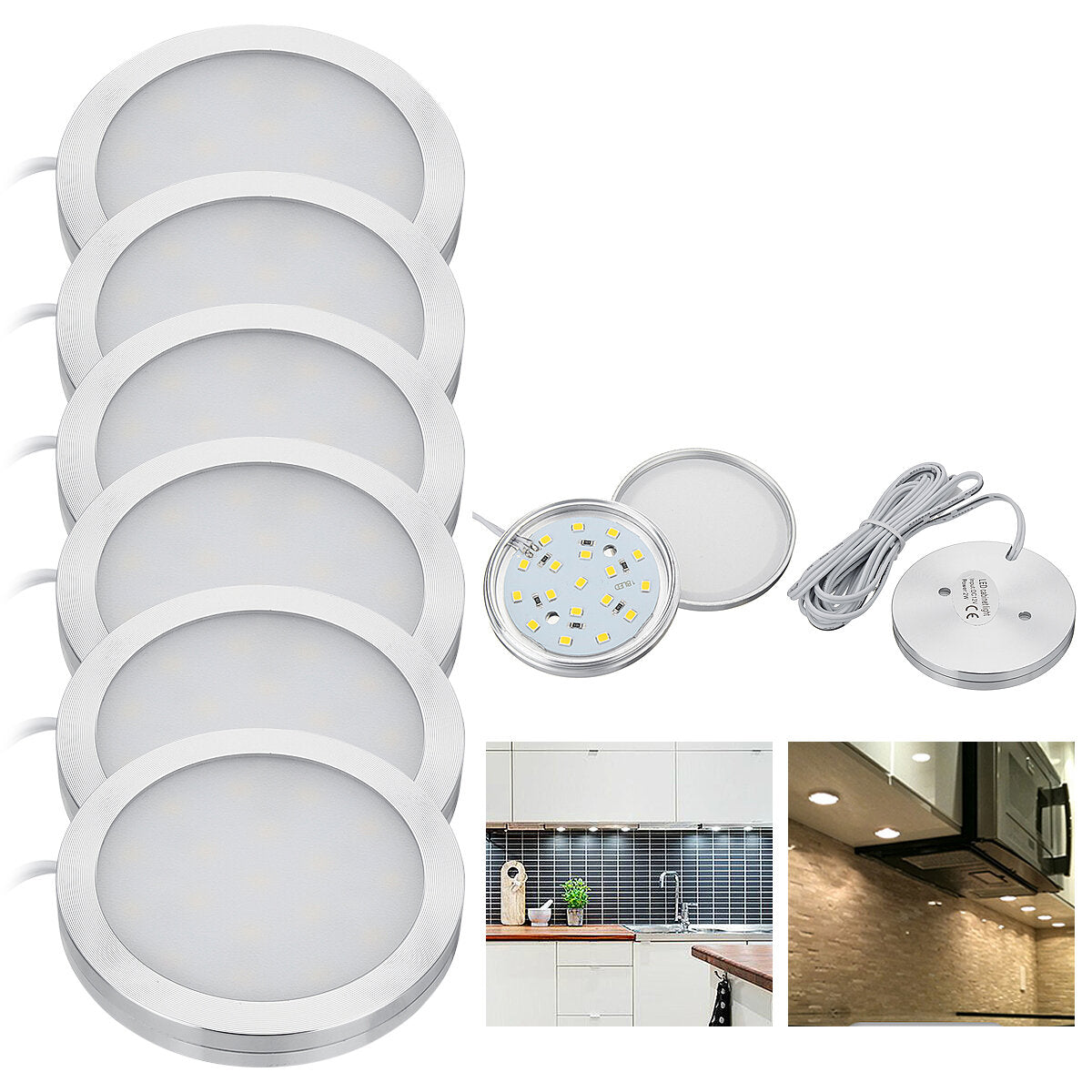 12V Interior LED Spot Light For Camper Van Caravan Motorhome T4 T5 Kitchen Cabinets Cupboard