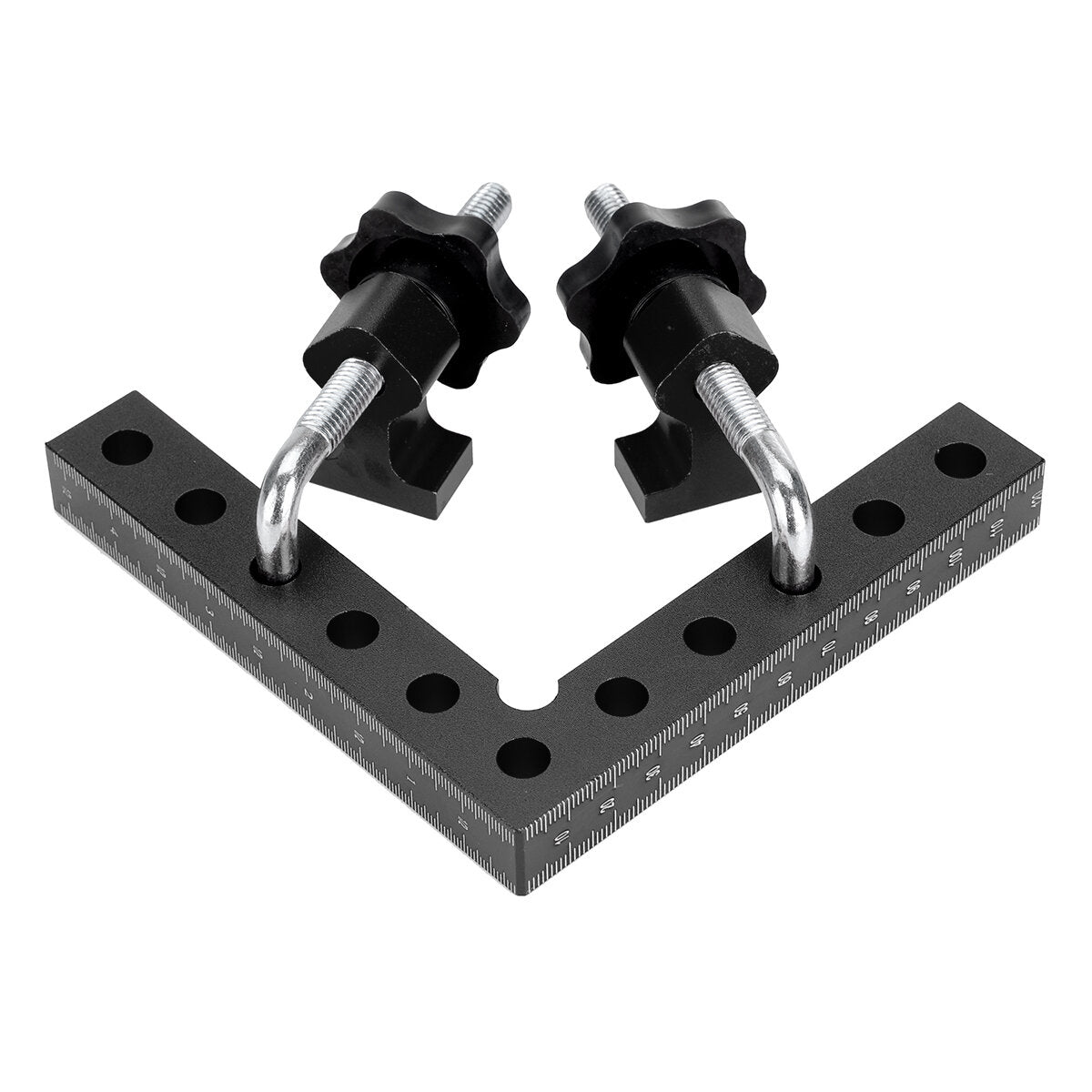 Premium Aluminum Right Angle Jig - L-Type Positioning Square for Precise Woodworking, Easy to Use, Versatile DIY Tool