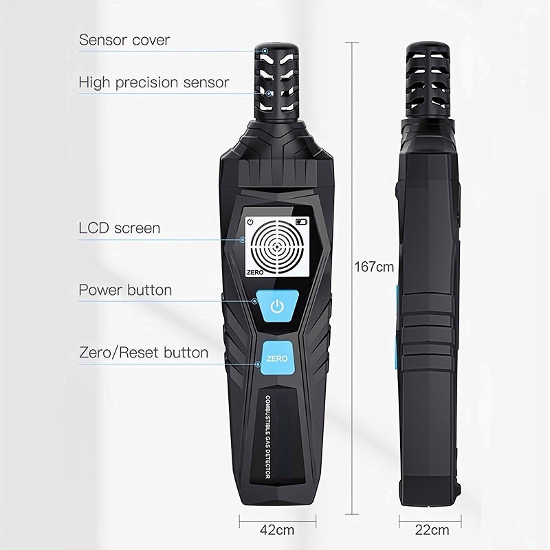 Gas Leaking Detector With Audible And Visual Alarm LED Display