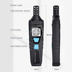 Gas Leaking Detector With Audible And Visual Alarm LED Display