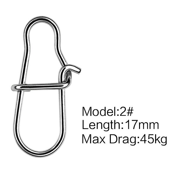 10bag/100pcs 0# 1# 2# Stainless Steel Fishing Swivels Connectors Rolling Swivels Snaps