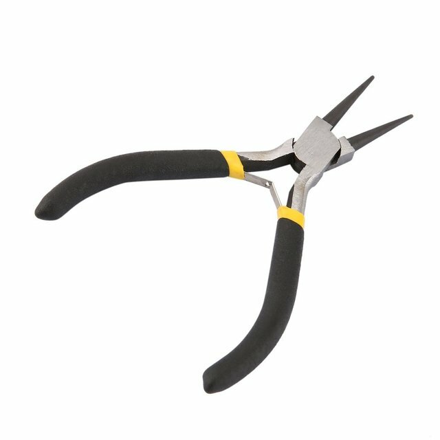 4.5" Mini Round Nose Pliers Head Jewellery Pliers Round Nose Crystal Pliers Clock Pliers