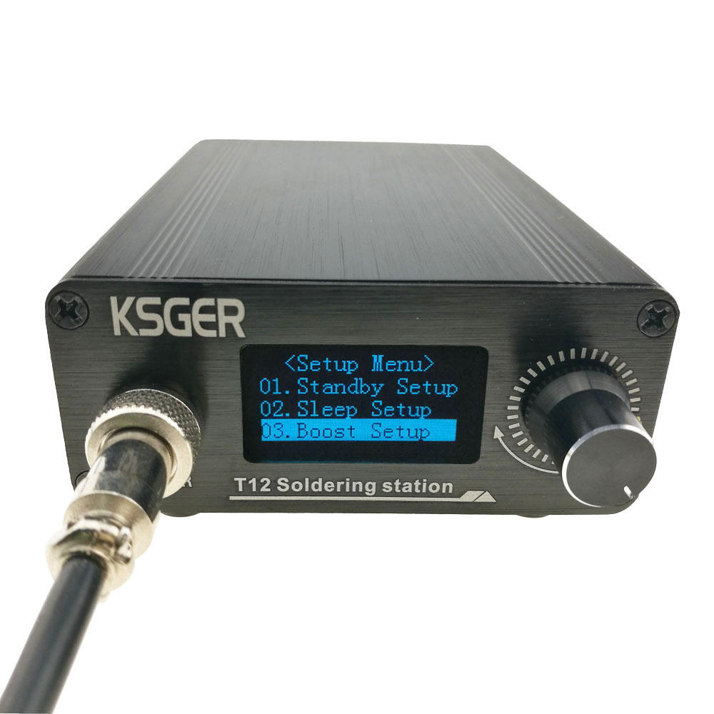 Digital Temperature Controller Soldering Station Electric Soldering Iron Tips T12-K + 907 Handle