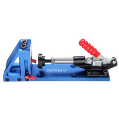 Woodworking Tool Pocket Hole Jig System with 9.5mm Oblique Hole Diameter Drill Hole Drilling Guide for Wood