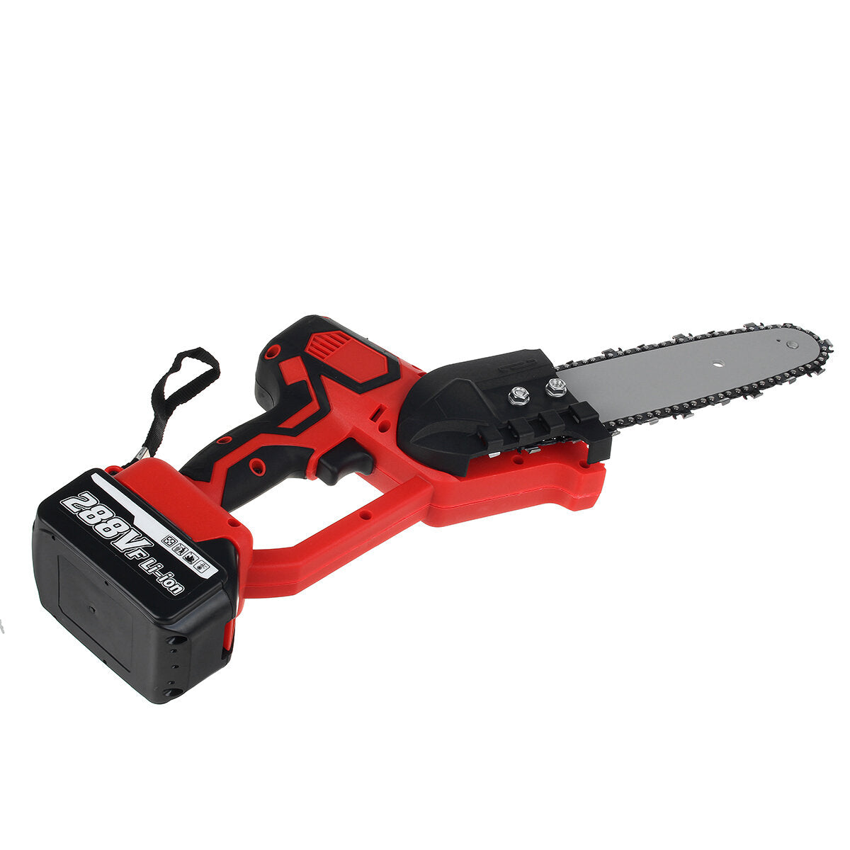 8 Inch Electric Chainsaw Cordless Wood Cutter One-Hand Saw Woodworking Saw