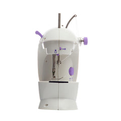 Portable Mini Desktop Sewing Machine Double Speed Automatic Thread with Light