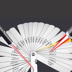 Feeler Gauge Metric Blade Thickness Ruler High Precision Gap Measuring Tool