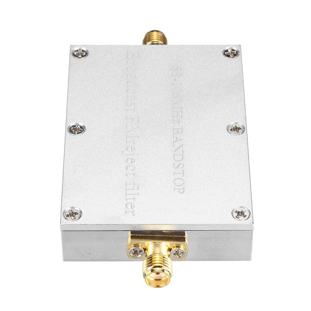 88-108MHZ Band Stop Filter RTL-SDR Blog Broadcast with FM Male Connector to SMA Male Connector