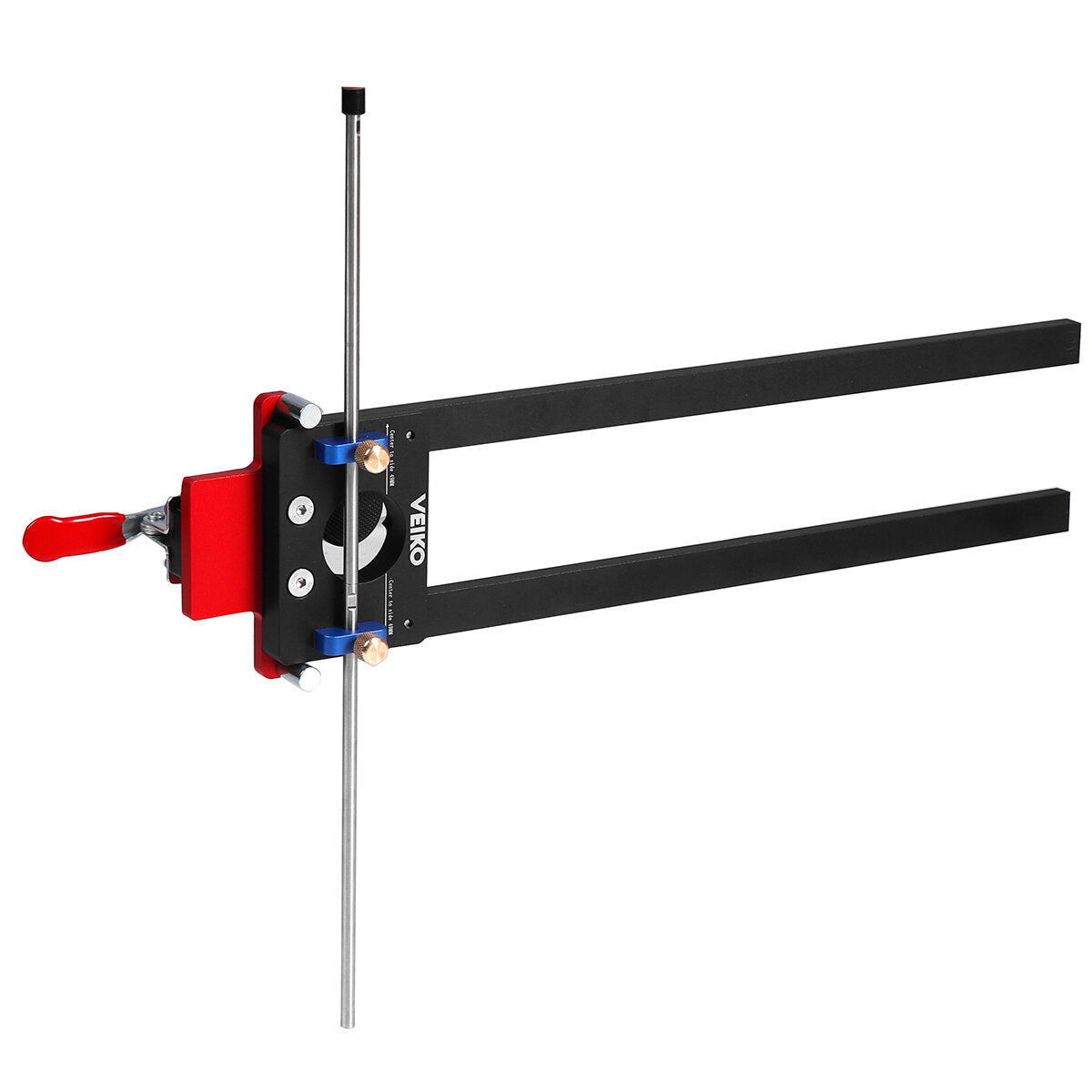 Aluminum Alloy Drawer Slide Jig with Adjustable Clamp for Woodworking Cabinet Drawer Slide Install