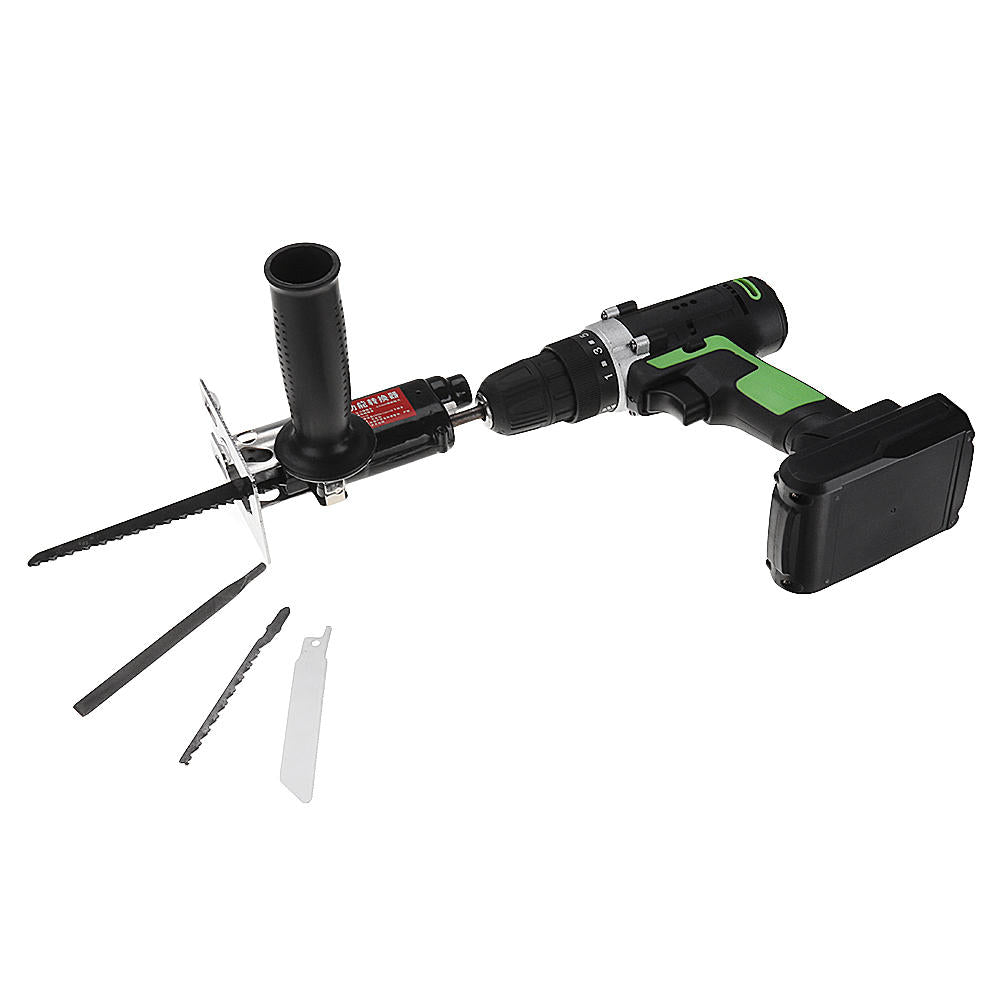 Multifunction Reciprocating Saw Attachment Change Electric Drill Jig Saw Metal File for Wood Metal Cutting