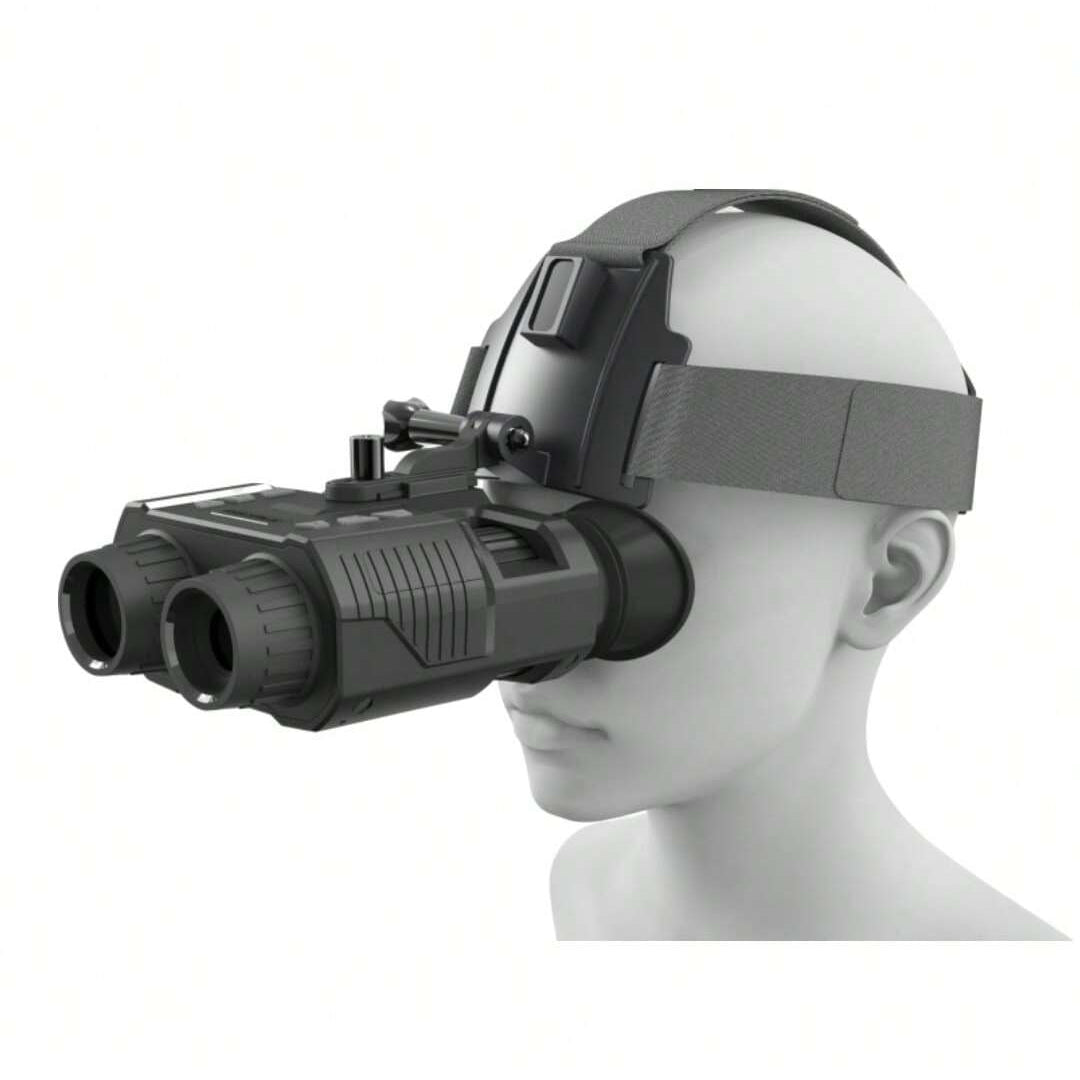 Dual-Screen Binoculars with 3D Display, 7x Magnification, Rechargeable Battery, Night Vision, and Photo/Video Capability