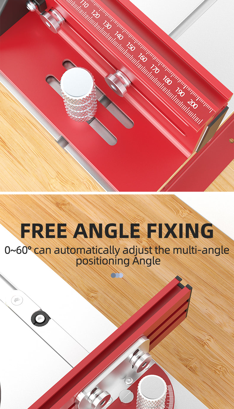 Bench Top Router Table Workbench with Miter Gauge / Profile Fence System / Dust Collection Port for Most Routers