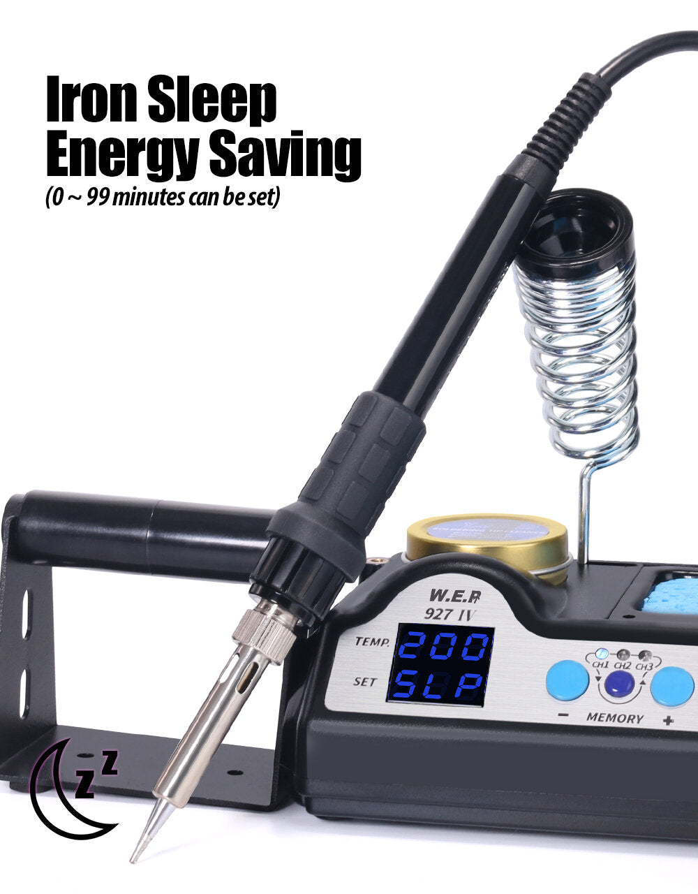Clips Soldering Iron with Optional Magnifier Lamp Digital Display Electric Soldering iron Kit Set Soldering Station