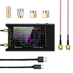 4" LCD 50KHz~1.5GHz VNA HF VHF UHF UV Vector Network Analyzer
