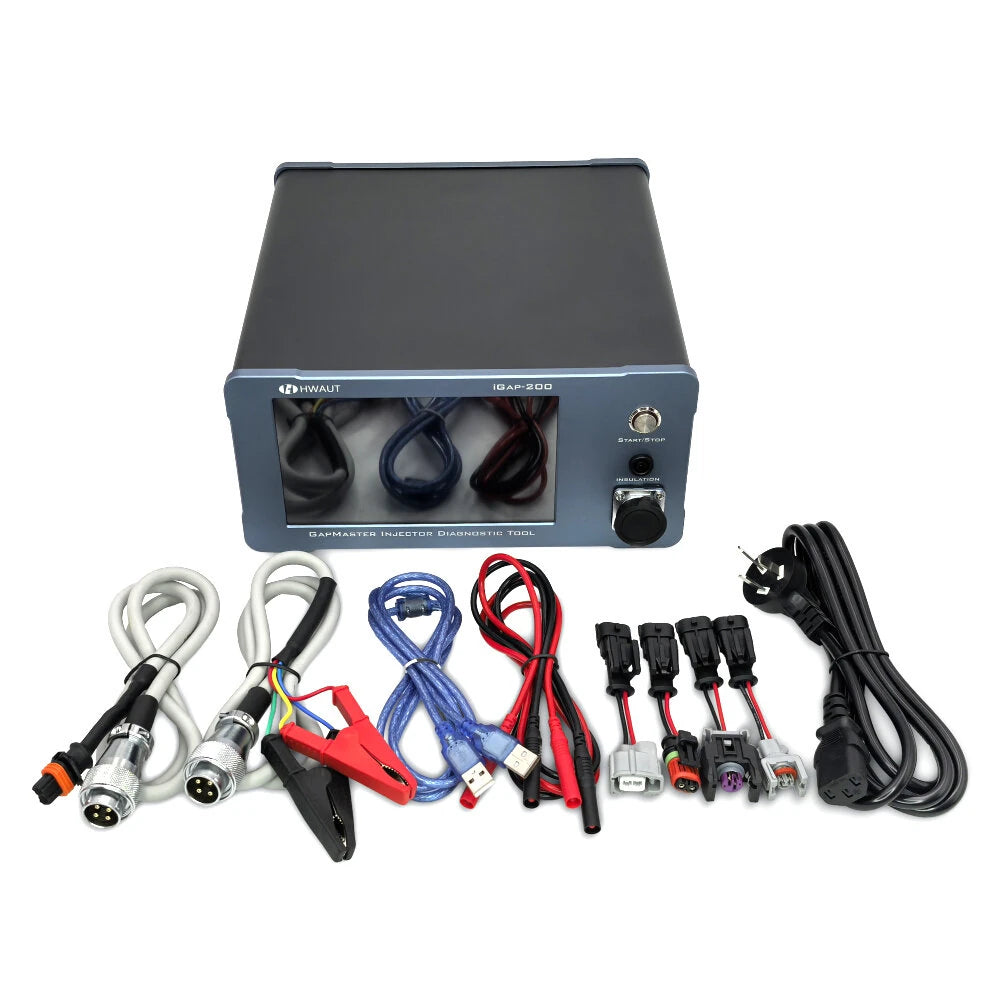 Common Rail Piezo Injector Tester 7-Inch Touchscreen AC 100V-240V 1-30Hz 0-6000us Embedded Intelligent Control System