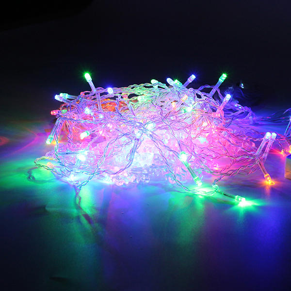 3.5M 96LEDs  8Modes Snowflake Fairy String Light for Christmas Party Patio AC220V