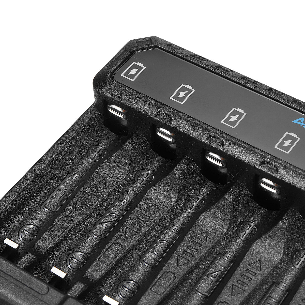 8 Slot Intelligent Type-C 2A Charger For 1.2V Ni-MH/Ni-Cd AA AAA 1.5V Li-ion 14500 10440 Rechargeable Battery