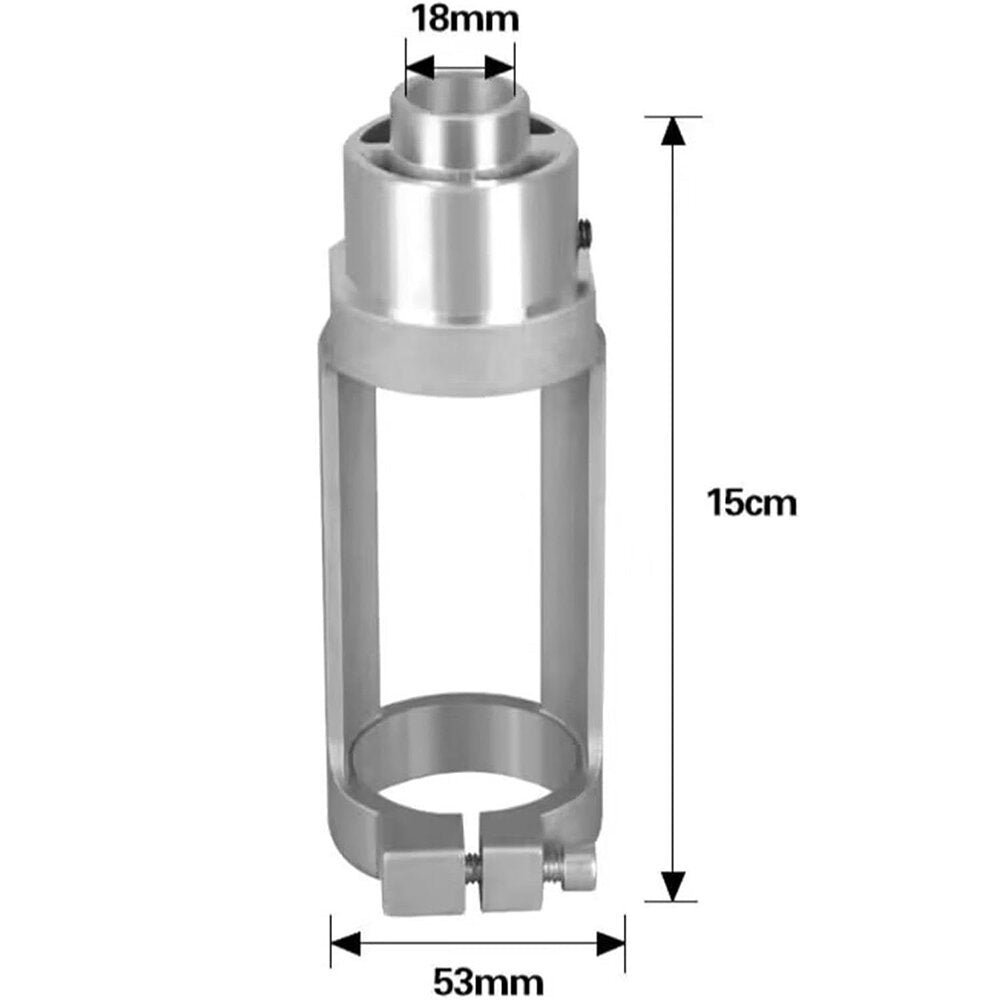 Square Hole Drill Bit Adapter for Hand Electric Drills - Durable, Quick Install, Fits 20mm Width, 38-43mm Diameter