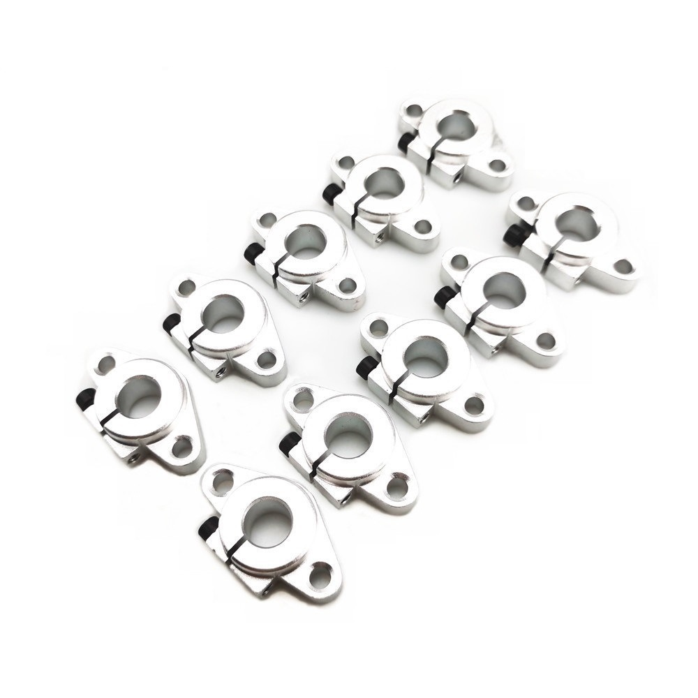 10pcs SHF12 Aluminum Alloy Horizontal Shaft Support Linear Rail Shaft Support XYZ Table CNC Part