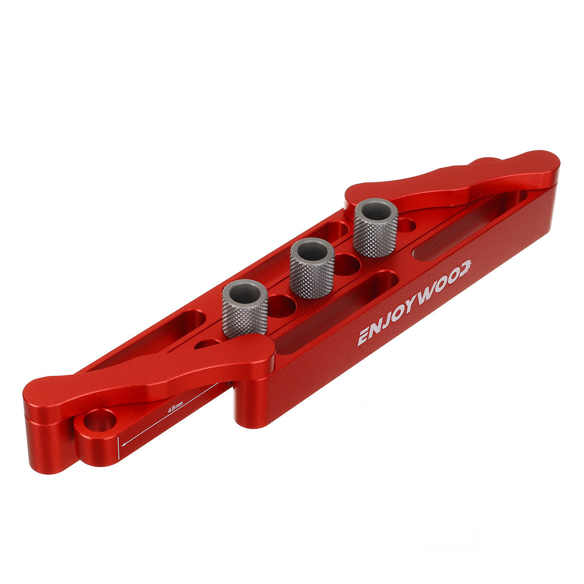 Self-Centering Doweling Jig for Woodworking - Metric & Inch Dowel Punch Locator Drilling Tool
