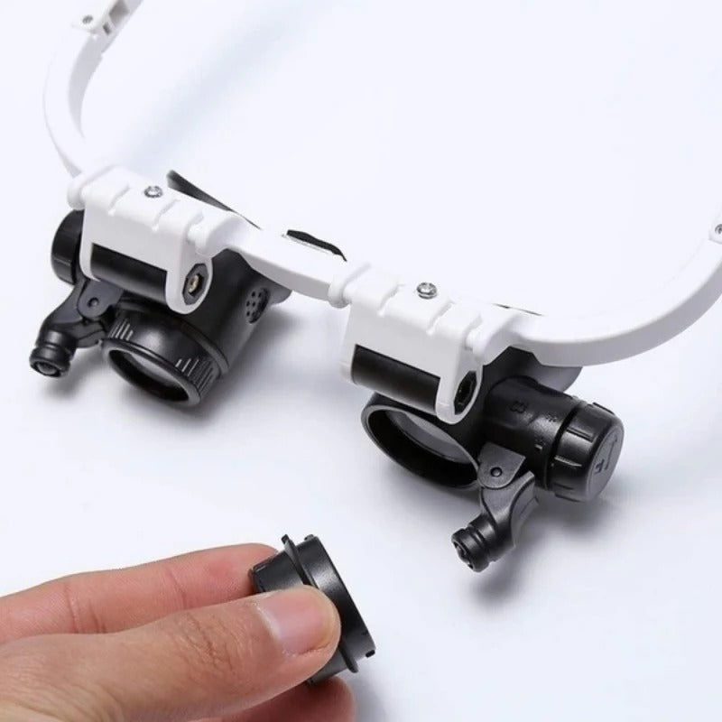 Head Mounted Magnifying Glass