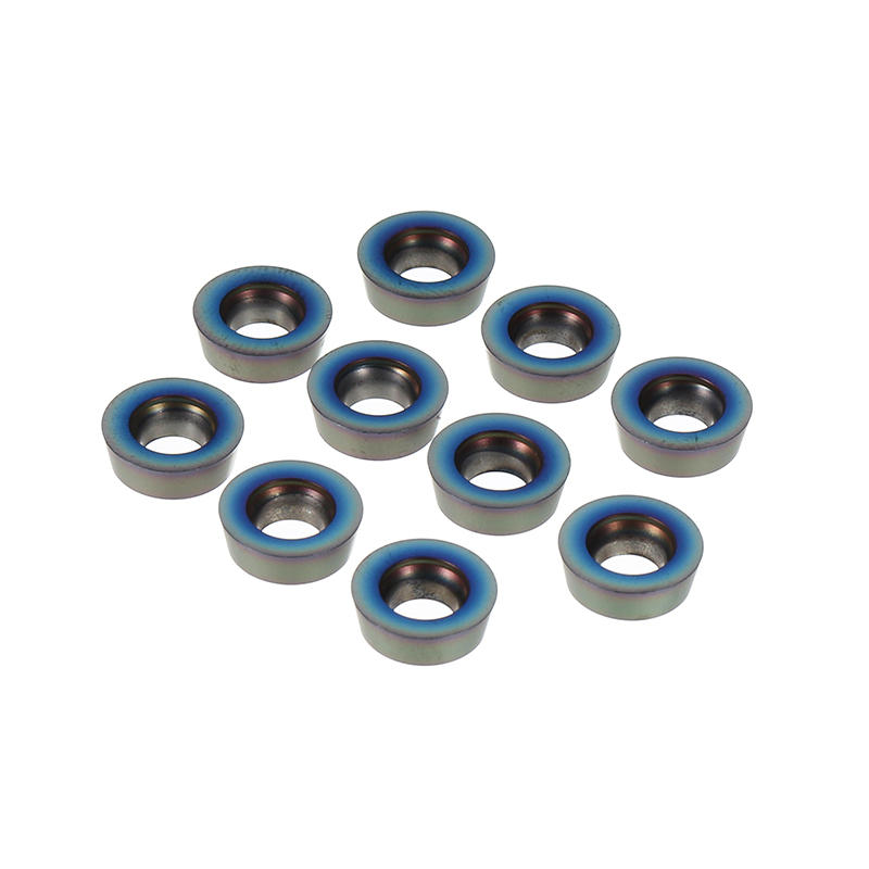 10pcs Blue Nano HRC52 RPMW1003MO NB7010 Carbide Inserts Turning Tool Inserts for Milling