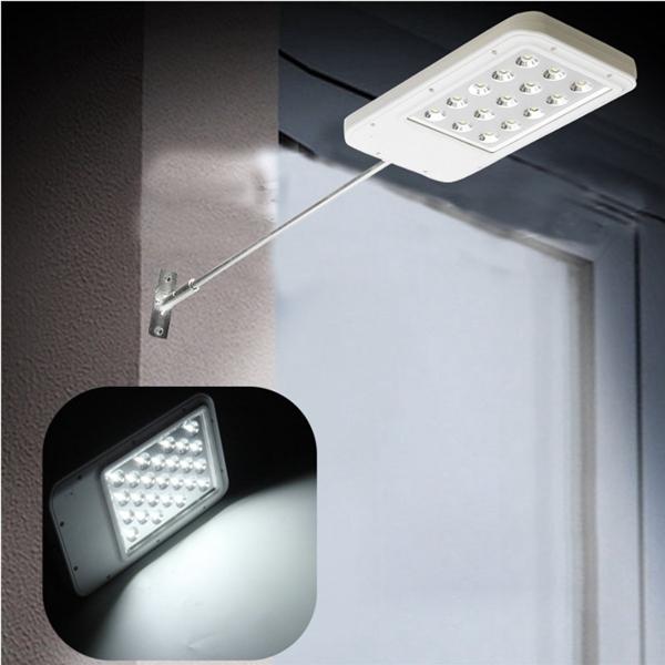Solar Power 15 LED Light-controlled Wall Street Light Waterproof Outdoor Garden Lamp