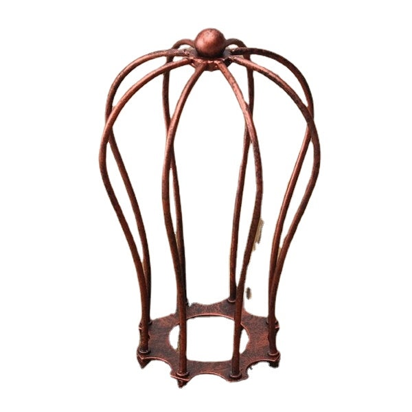 175MM DIY Vintage Pendant Trouble Light Bulb Guard Wire Cage Ceiling Hanging Lampshade