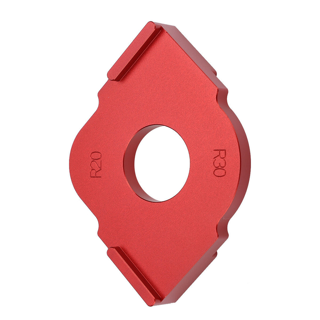 R Arc Template 3-Piece Set - Aluminum Alloy, Accurate Scale, Easy Operation for Wooden Board Trimming, R10-R35